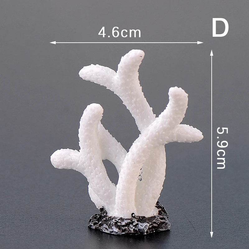 Décoration d'aquarium de corail artificiel, émule d'étoile de mer, décoration de paysage de récif en résine, décoration de table artisanale - Animaleriex