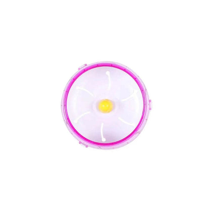 Hamster disque de course jouet Sport course silencieux Transparent petit animal de compagnie rotatif Jogging roue roue jouets animal de compagnie Hamster Cage fournitures - Animaleriex