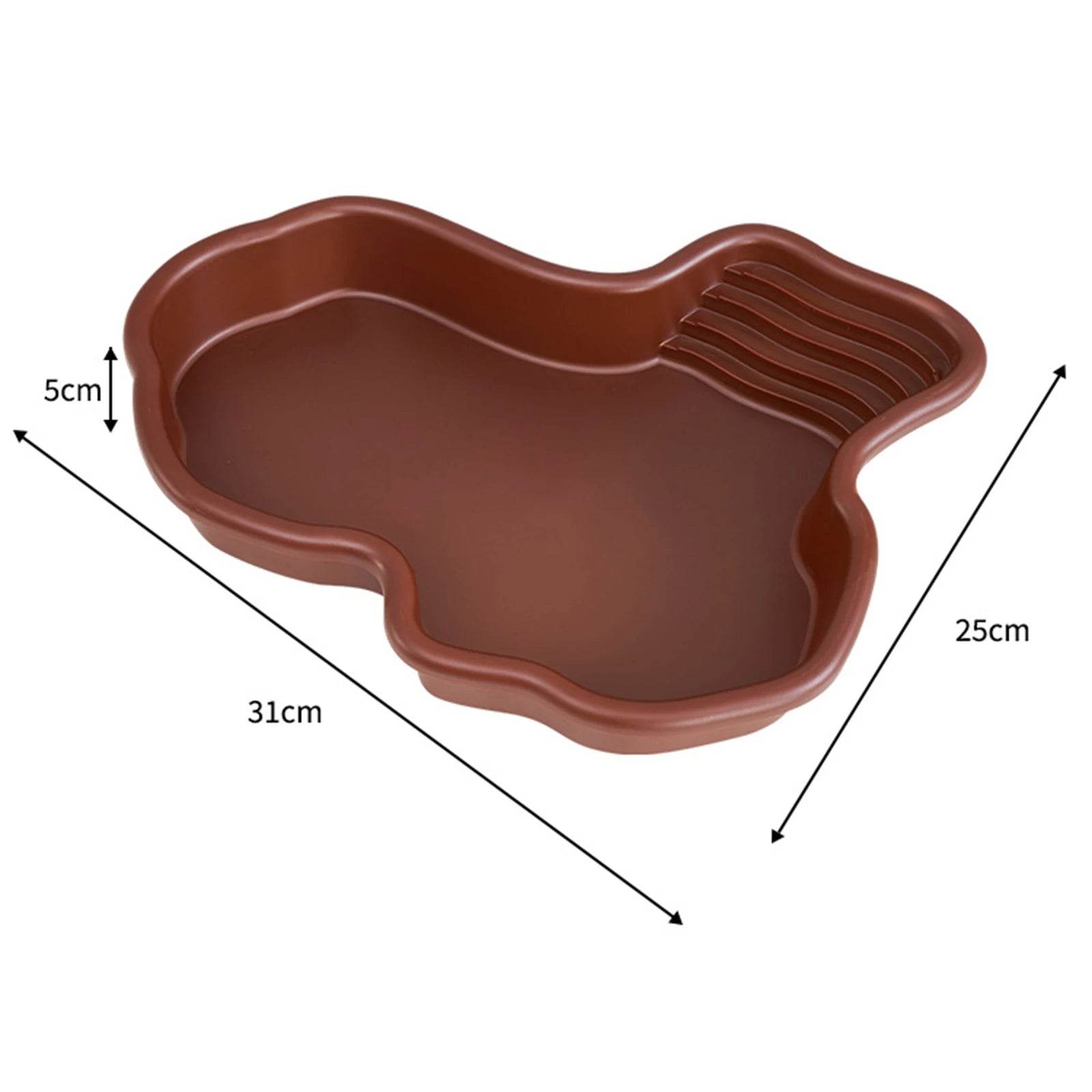 Piscine de baignade pour reptiles, accessoires pour amphibiens, grand bol d'eau avec rampe pour tortue, Hamster, Scorpion, léopard - Animaleriex