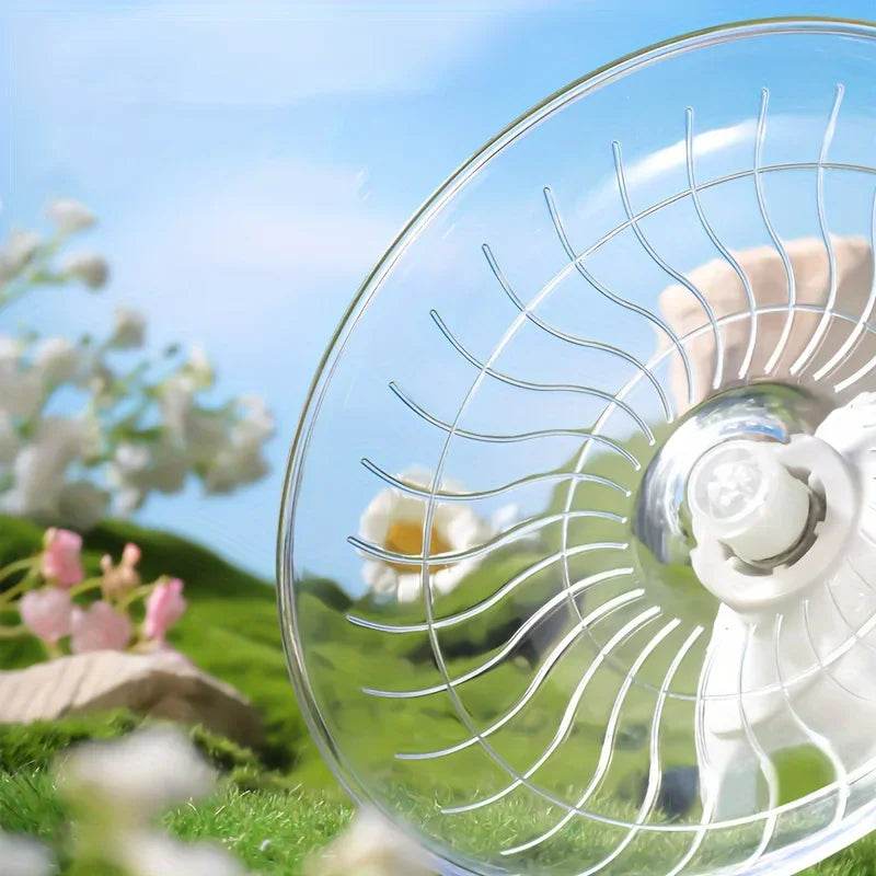 Roue d'entraînement silencieuse pour petits animaux, Hamster, souris, hérisson, perroquet, choix idéal pour les petits animaux, choix silencieux et sûr - Animaleriex