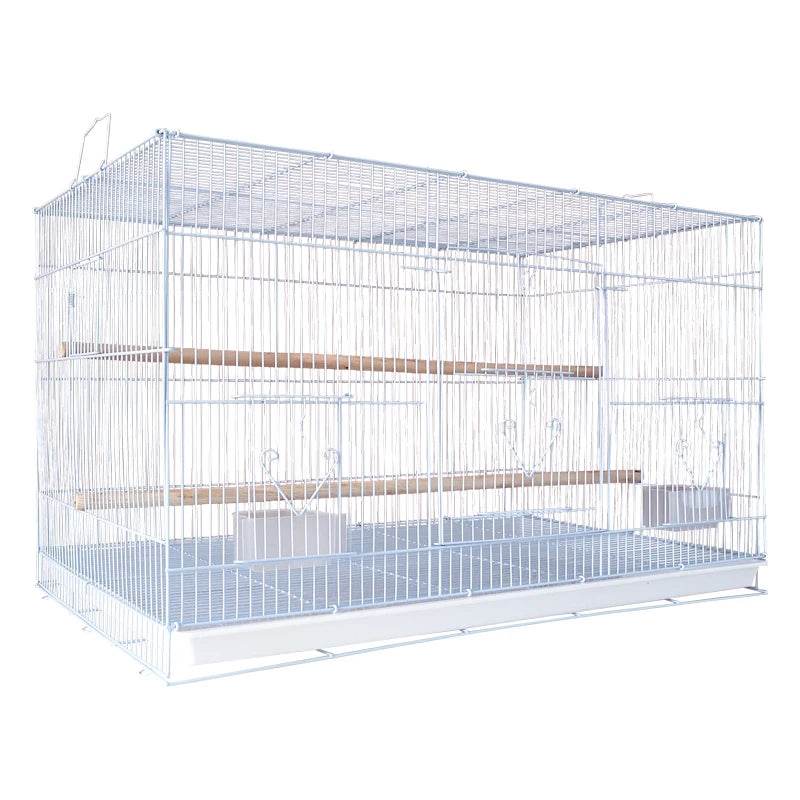 76x45x46 cm Extra Large Cage à oiseaux perroquet animal de compagnie en gros grand extérieur pas cher en fer forgé canari oiseau Cage élevage grande Cage - Animaleriex
