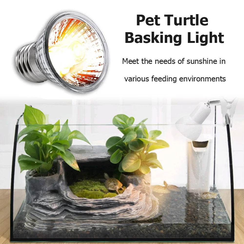 1-10 pièces 25/50/75W UVA + UVB lampe Reptile ampoule tortue se prélasser UV ampoules lumière chauffante spectre complet lampe solaire pour amphibiens - Animaleriex