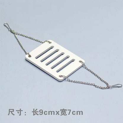 Jouet coulissant pour Hamster assemblé, cochon d'inde, ours doré, nid de maison de Hamster respirant et amusant, Chinchillas, jouet d'exercice pour Hamster, accessoire - Animaleriex