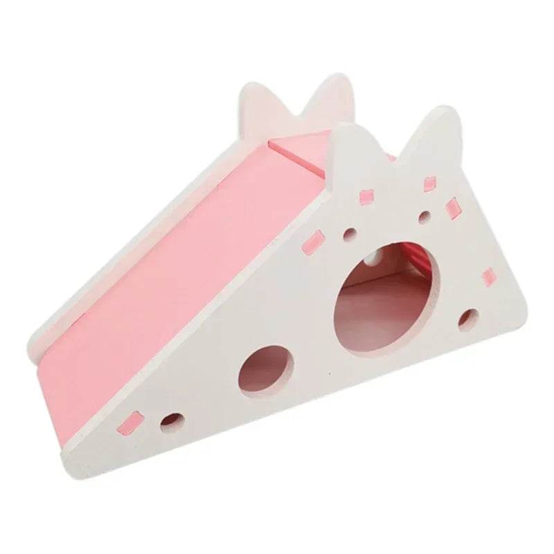 Jouet coulissant amusant pour Hamster, cochon d'inde, jouets coulissants assemblés, Chinchillas, Cage de maison pour Hamster, accessoires respirants pour Hamster - Animaleriex