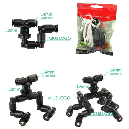 Système de pulvérisation Intelligent, Kit de système de pulvérisation de brouillard pour forêt tropicale, brumisateur de reptiles, humidificateur de Terrariums, minuterie électronique - Animaleriex