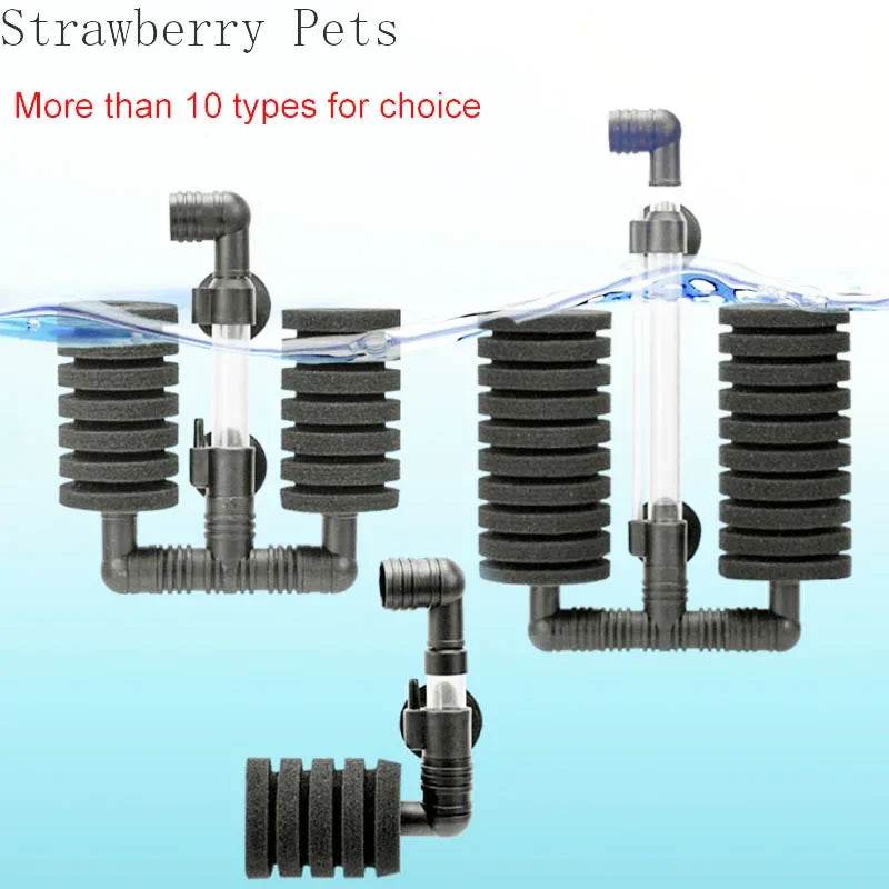 Filtre d'aquarium pour Aquarium réservoir de poissons pompe à Air écumeur filtre éponge biochimique Aquarium Bio filtre Filtro Aquario pratique - Animaleriex