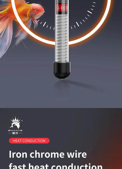 Tige chauffante à Thermostat à température réglable 110v-220v, 25W 50W 100W 200W 300W, Submersible pour Aquarium, réservoir de poissons, chaleur de l'eau - Animaleriex
