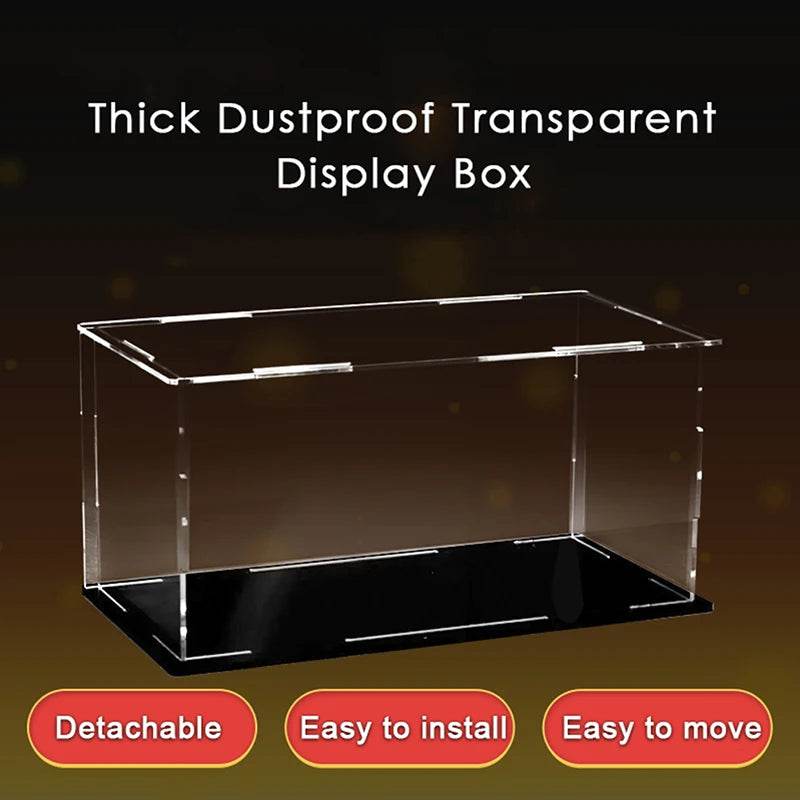 Présentoir en acrylique transparent, anti-poussière, jouet, voiture, camions, fourgonnettes, boîte de modèle, Collection, rangement, comptoir, boîte d'exposition - Animaleriex