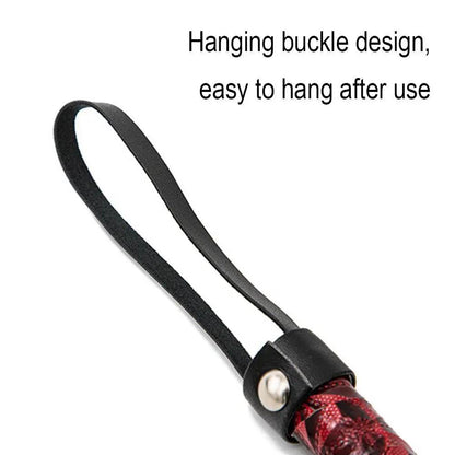 Fouet cheval en cuir PU antidérapant de 51cm, glands courts avec poignée, fouet équestre, enseignement et formation, équitation pour cheval - Animaleriex