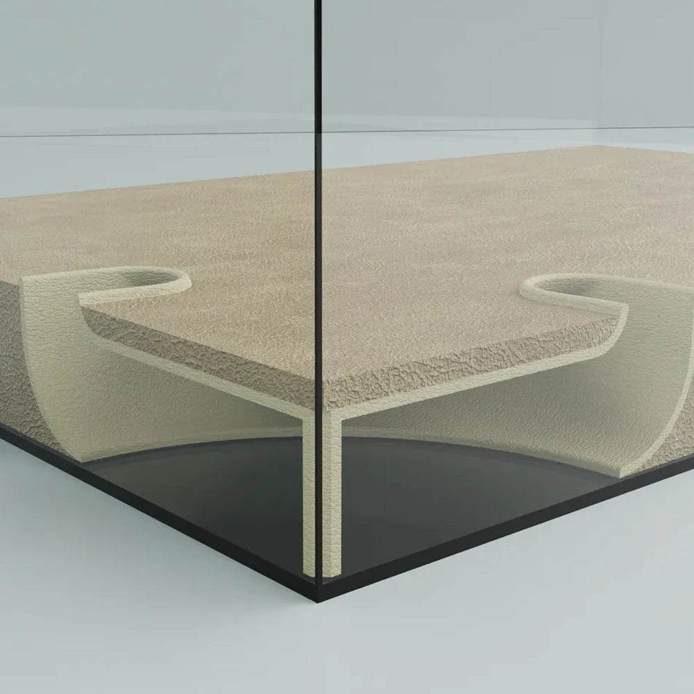 Tunnel d'angle souterrain pour grotte d'aquarium/aquarium, pour animaux aquatiques, jeu et repos, ornements d'aquarium - Animaleriex