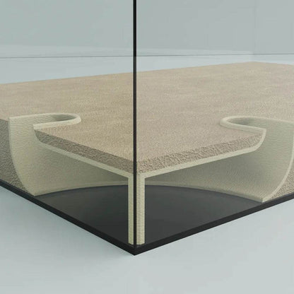 Tunnel d'angle souterrain pour grotte d'aquarium/aquarium, pour animaux aquatiques, jeu et repos, ornements d'aquarium - Animaleriex