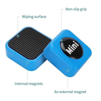 Nettoyeur de verre d'aquarium, outil de nettoyage magnétique puissant à algues, grattoir, Mini brosse flottante pour petit Aquarium - Animaleriex