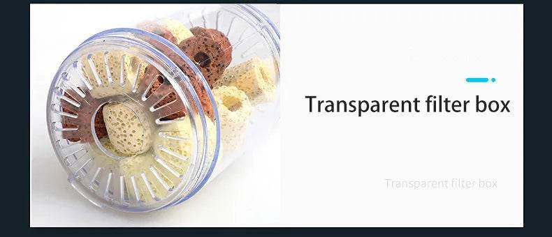 Filtre silencieux 220V 50Hz pour Aquarium, tortue, poisson, pompe à eau Submersible, Bio éponge, écumoire, fabricant de vagues, accessoires de filtres - Animaleriex