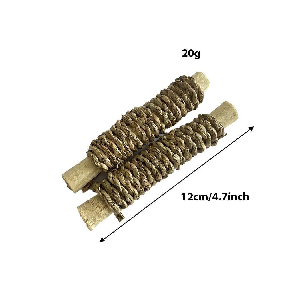 Jouets à mâcher pour petits animaux, pour Ribbit, lapin, Hamster, guinée, Chinchillas, nettoyage des dents, jouets de meulage molaire, fournitures pour animaux de compagnie - Animaleriex