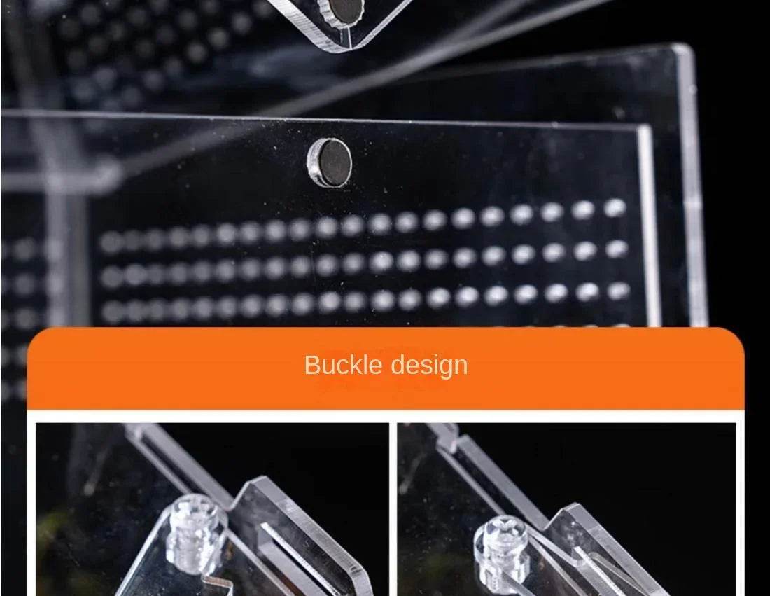 Boîte d'élevage de Terrarium pour reptiles, boîtier en acrylique, boîtier Nano arboricole pour tarentule, araignée, Scorpion, Dragon barbu - Animaleriex