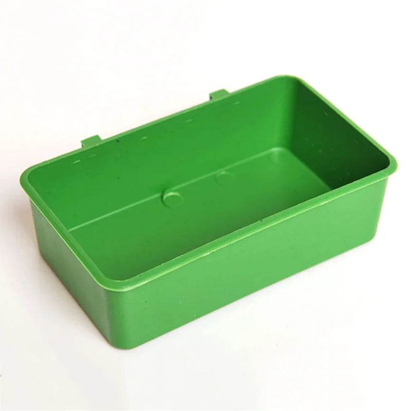 Baignoire d'eau pour oiseaux, 1 pièce, bol pour oiseaux de compagnie, perroquets, perruches, Cage de bain suspendue, petite Cage à perroquets, accessoires pour animaux de compagnie - Animaleriex