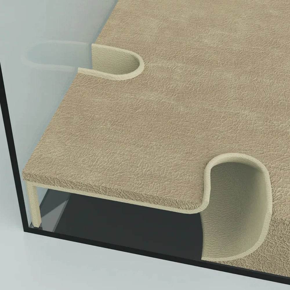 Tunnel d'angle souterrain pour grotte d'aquarium/aquarium, pour animaux aquatiques, jeu et repos, ornements d'aquarium - Animaleriex