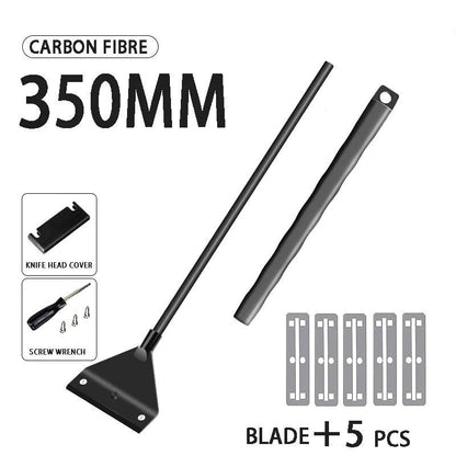 Outil de nettoyage d'aquarium, outil de nettoyage d'aquarium, élimination du sable plat et des algues, grattoir d'élimination des algues en verre à double usage avec 5 lames - Animaleriex