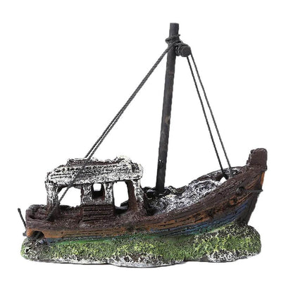 Décor de bûches creuses d'aquarium multifonction en résine, grotte de cachette de poisson Non toxique, décoration en bois mort pour Aquarium - Animaleriex