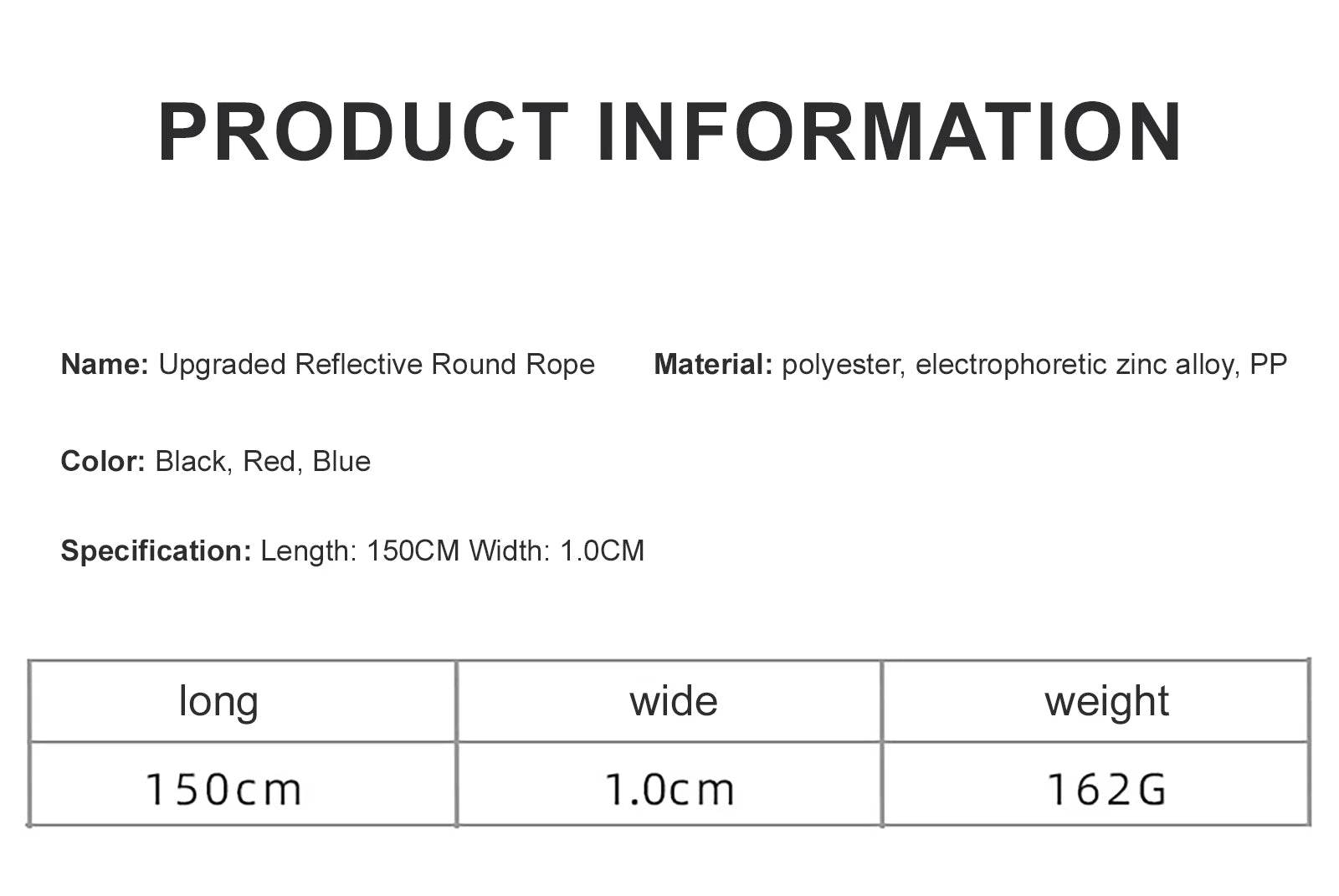 Laisse réfléchissante pour chien 1,5 m Laisse en nylon pour chien Poignée rembourrée confortable Marche en plein air Petit Moyen Grand Accessoires pour chiens Fournitures - Animaleriex