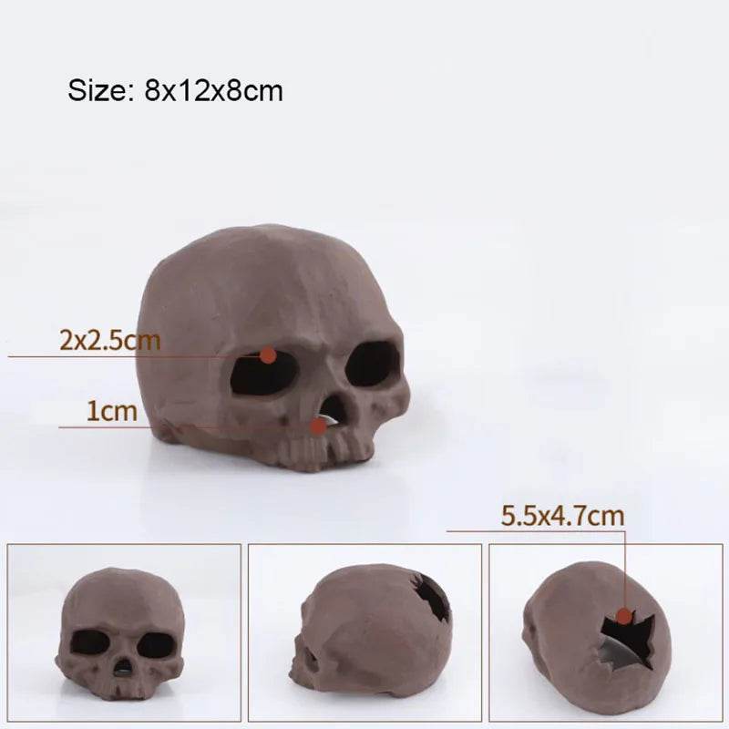 Décoration d'aquarium en céramique, abri pour poissons et crevettes, poterie, maison de Scorpion, Simulation de pierre, décor d'aquarium idéal - Animaleriex