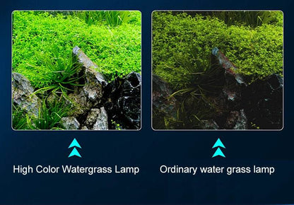 Lampe à pince Super brillante lumière LED d'aquarium pour plante aquatique grandir Aquarium lampe de synchronisation à spectre complet 220-240V 30 ~ 70CM 4W 8W 13W - Animaleriex