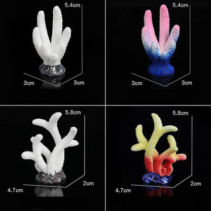 Décoration d'aquarium de corail artificiel, émule d'étoile de mer, décoration de paysage de récif en résine, décoration de table artisanale - Animaleriex