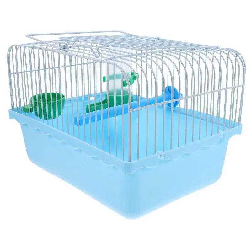 Cage à oiseaux Portable de transport pour perroquets, perruches, Conure, petite Cage de transport pour animaux de compagnie, poignée pliable, respirante, pour l'extérieur, Multi - Animaleriex