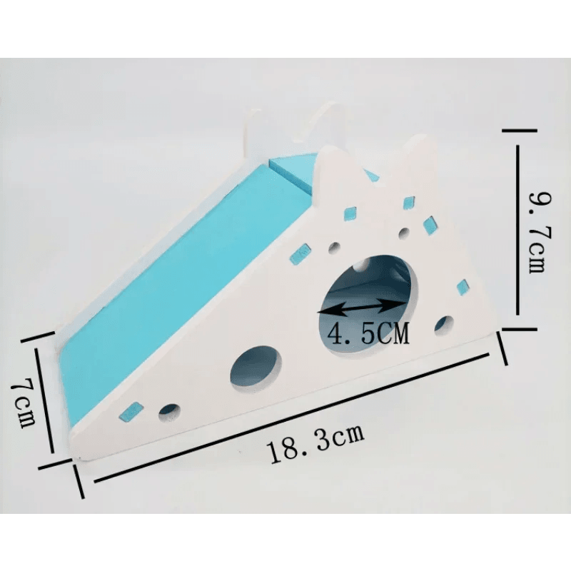 Jouet coulissant amusant pour Hamster, cochon d'inde, jouets coulissants assemblés, Chinchillas, Cage de maison pour Hamster, accessoires respirants pour Hamster - Animaleriex