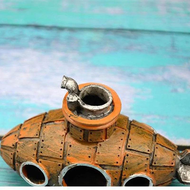 Ornements sous-marins en résine, abri pour poissons et crevettes, accessoires d'aménagement paysager pour Aquarium, décorations pour Aquarium - Animaleriex