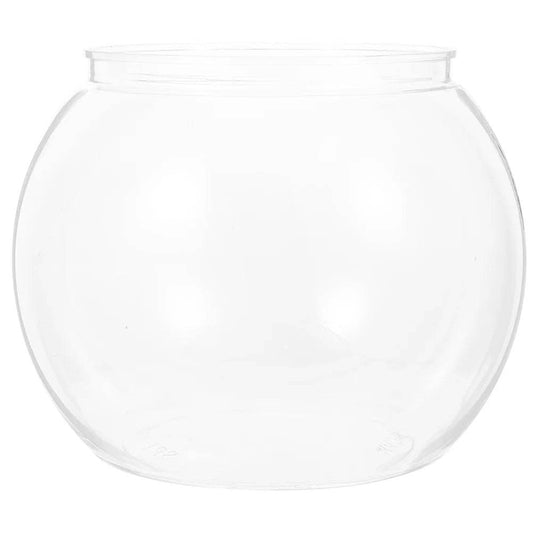 Bol à poisson rond transparent en plastique, Pot de réservoir pour Aquarium, Pot pour la neige, salon, table, Aquarium écologique - Animaleriex