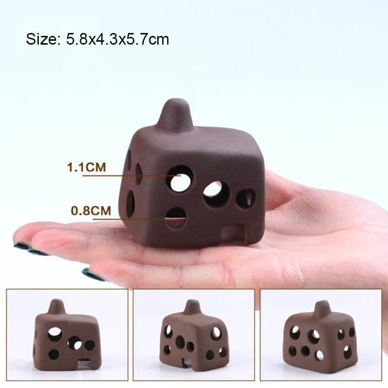 Décoration d'aquarium en céramique, abri pour poissons et crevettes, poterie, maison de Scorpion, Simulation de pierre, décor d'aquarium idéal - Animaleriex