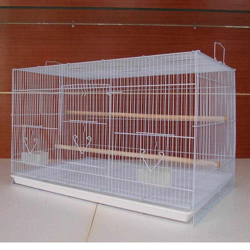 76x45x46 cm Extra Large Cage à oiseaux perroquet animal de compagnie en gros grand extérieur pas cher en fer forgé canari oiseau Cage élevage grande Cage - Animaleriex