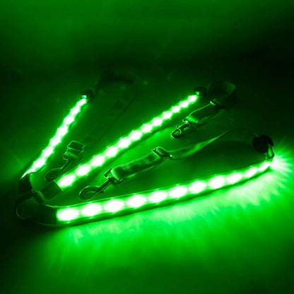 Sangles de poitrine de cheval LED 100CM, décoration d'équitation, Tubes lumineux, licou de selle équestre, produits de soins pour chevaux - Animaleriex