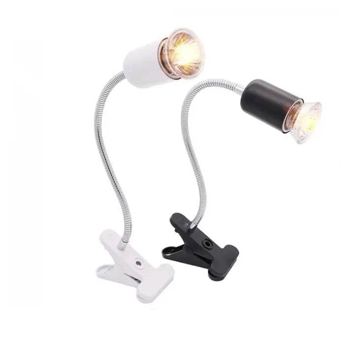 Ampoule halogène 50 W incluse, lampe chauffante pour reptiles, col de cygne réglable, lampes chauffantes pour réservoir d'aquarium, tortue, lézard, serpent, Terrarium - Animaleriex