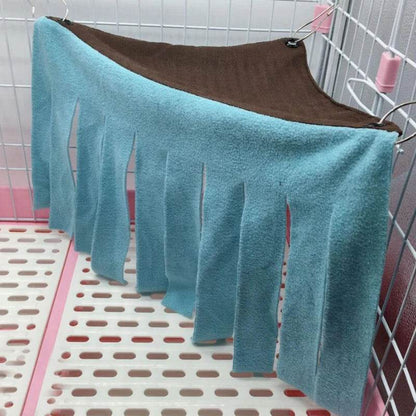 Tente à bande de pampilles pour animaux de compagnie, cachette, cachette, cochon d'inde, Hamster, hérisson, rideau de hamac, petits animaux de compagnie, lit suspendu, coin de nid, tapis de maison - Animaleriex