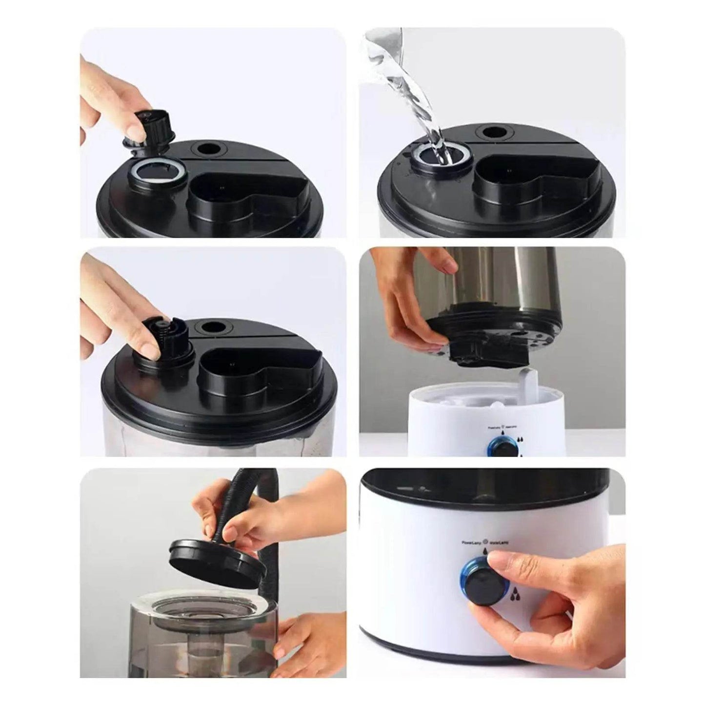 Humidificateur de reptiles 4L, brumisateur de Terrarium, arrêt automatique, empêche le fonctionnement à sec, Durable pour tortue avec tuyau d'extension - Animaleriex