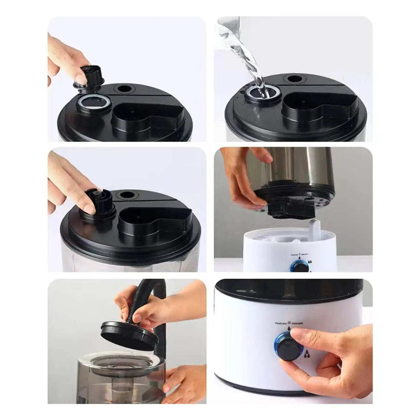 Humidificateur de reptiles 4L, brumisateur de Terrarium, arrêt automatique, empêche le fonctionnement à sec, Durable pour tortue avec tuyau d'extension - Animaleriex