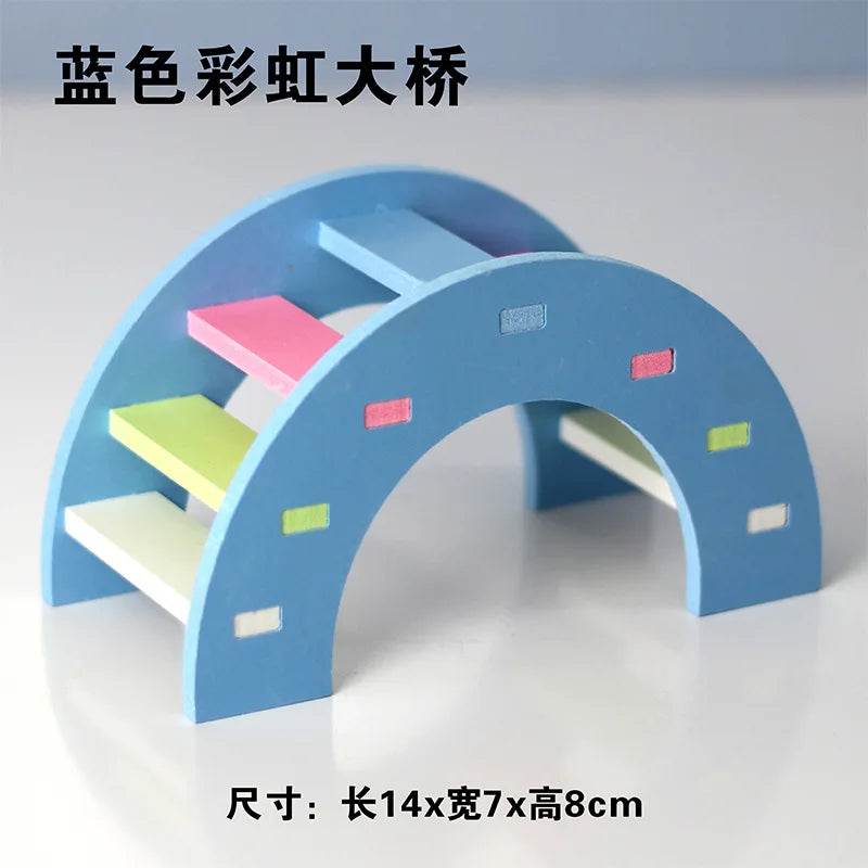 Jouet coulissant pour Hamster assemblé, cochon d'inde, ours doré, nid de maison de Hamster respirant et amusant, Chinchillas, jouet d'exercice pour Hamster, accessoire - Animaleriex