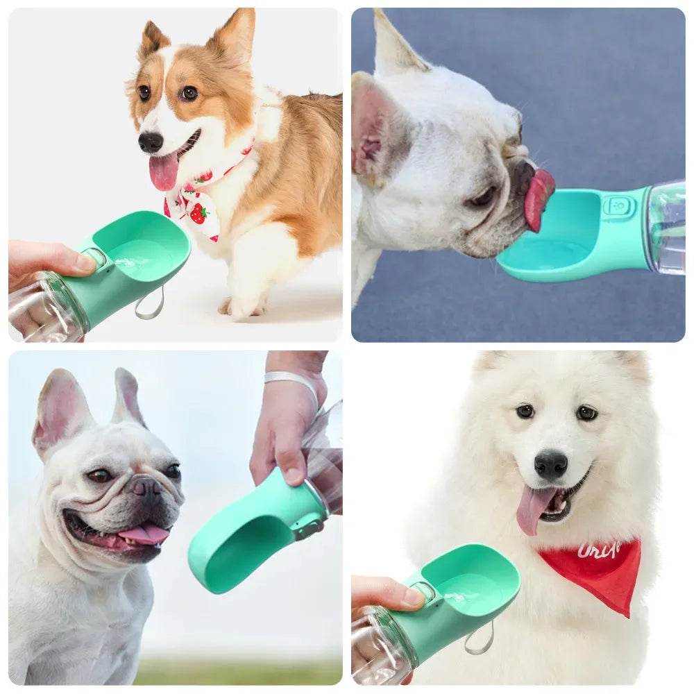 Bouteille d'eau Portable pour chien, récipient de nourriture et d'eau pour chien, bol d'alimentation pour animaux de compagnie, bols à boire de voyage en plein air, distributeur d'eau - Animaleriex
