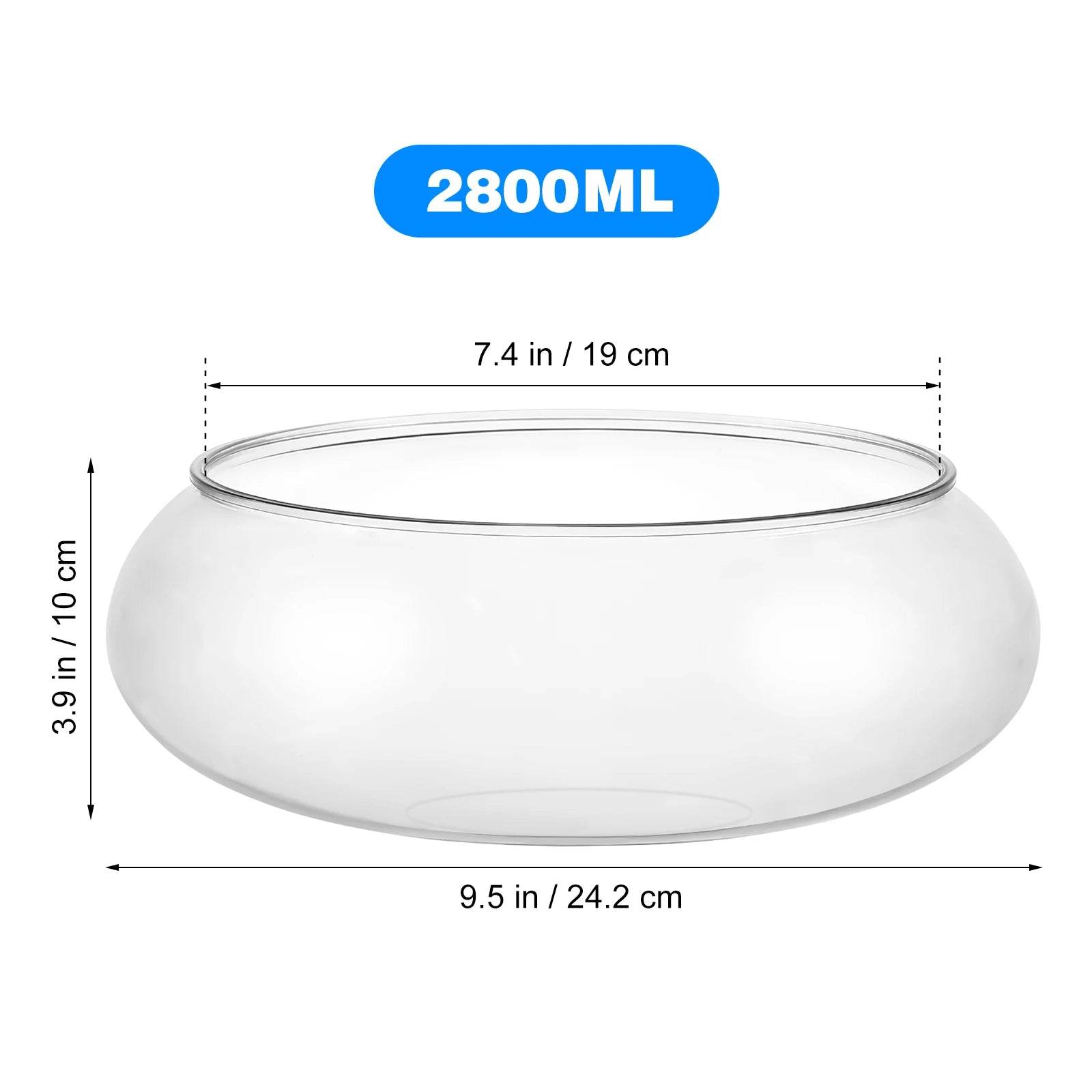 Réservoir de poisson Transparent en plastique, réservoir de poisson rouge Betta multifonction, récipient hydroponique, réservoir de bureau, décors de bureau et de maison - Animaleriex