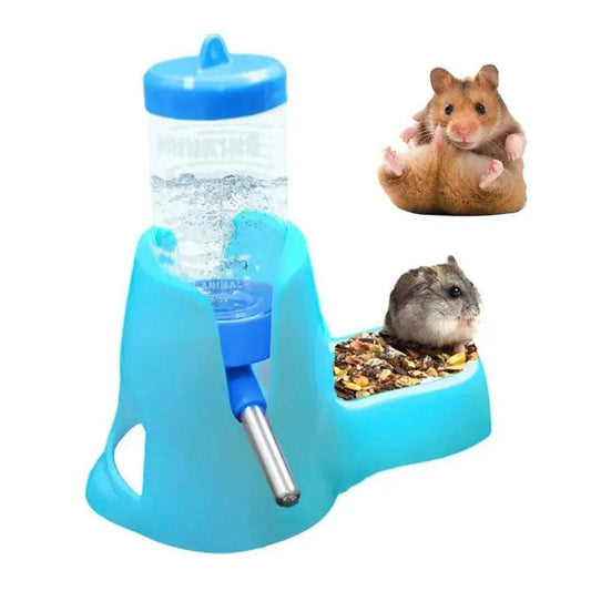 Distributeur d'eau pour Hamster, distributeur automatique pour petits animaux, bouteille d'eau potable, bols, plat avec récipient de nourriture pour cochon d'inde, Rat - Animaleriex