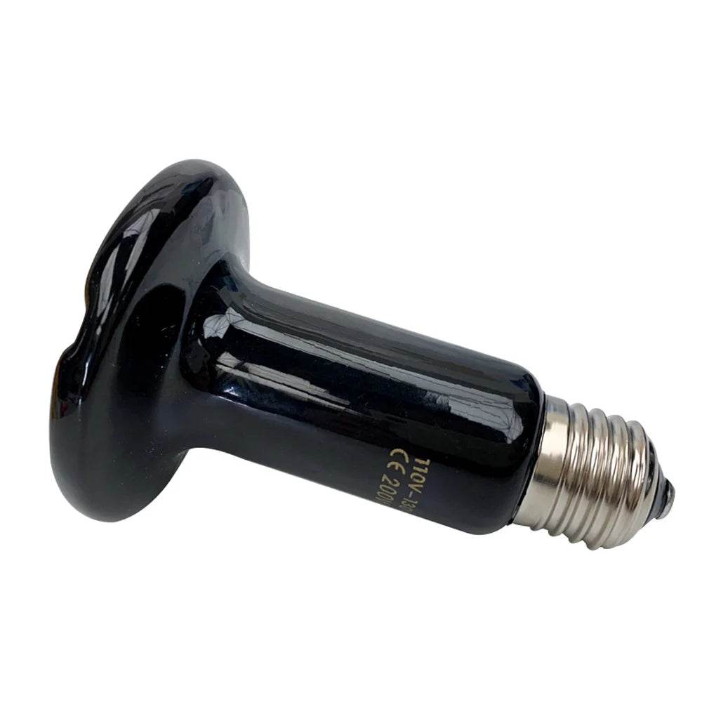 Lampe chauffante en céramique pour animaux de compagnie, à infrarouge lointain, 25W, 50W, 75W, 100W, 150W, 200W, 110V, 220V, pour reptiles, tortues, couveuse, émetteur de chaleur - Animaleriex