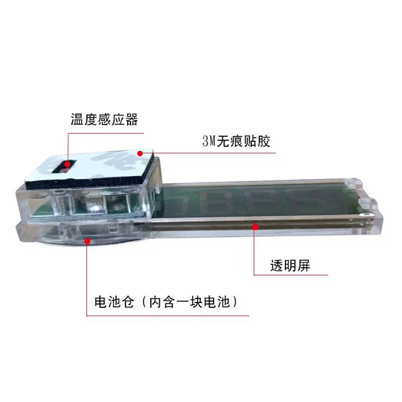 Thermomètre électronique LCD numérique pour Aquarium, mesure de la température du réservoir de poisson, accessoires d'aquarium - Animaleriex