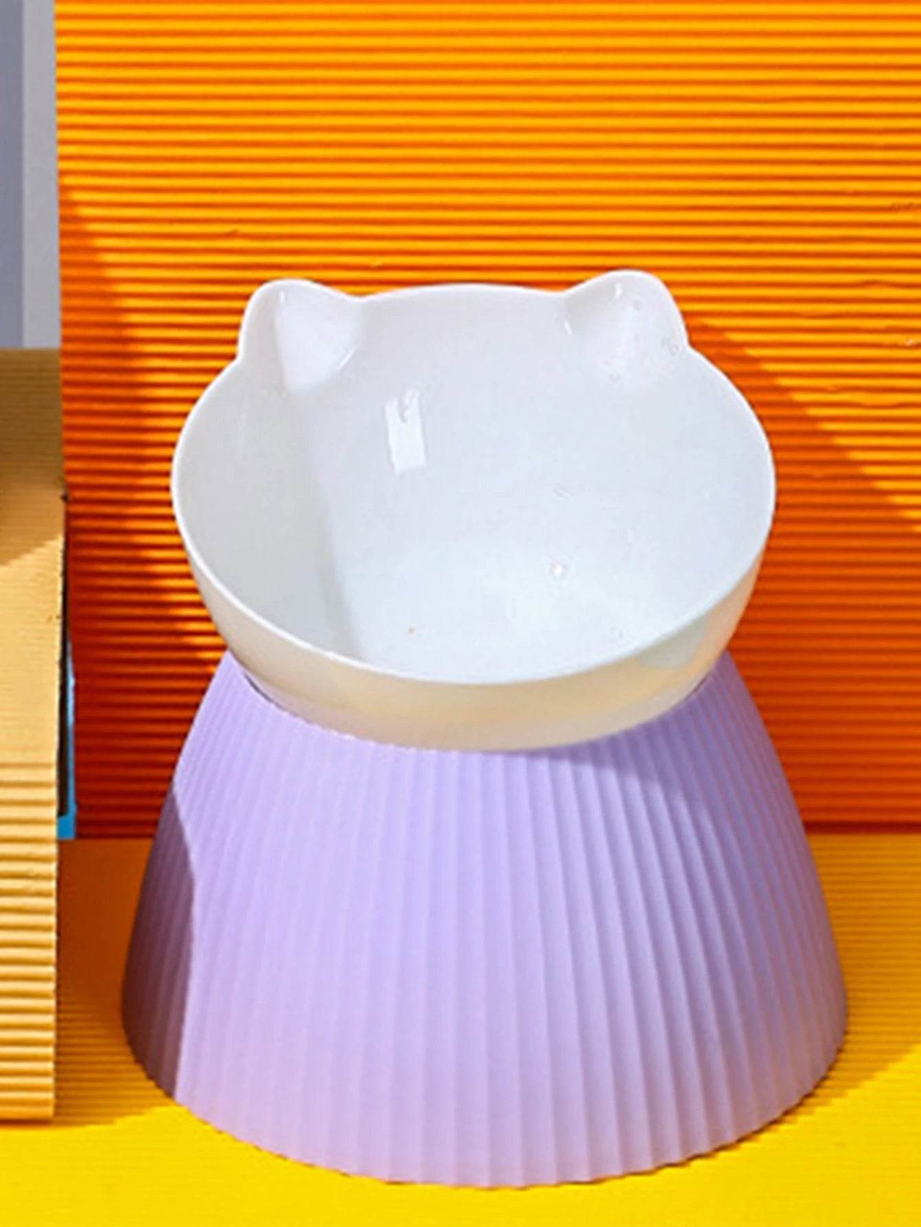 Bols surélevés pour chat avec support surélevé, 15 supports de protection du cou inclinés, bol distributeur d'eau et de nourriture pour animaux de compagnie, pour chats ou petits chiens, 1 pièce - Animaleriex