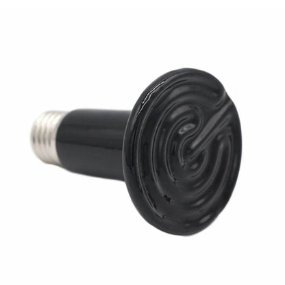Lampe chauffante en céramique pour animaux de compagnie, à infrarouge lointain, 25W, 50W, 75W, 100W, 150W, 200W, 110V, 220V, pour reptiles, tortues, couveuse, émetteur de chaleur - Animaleriex