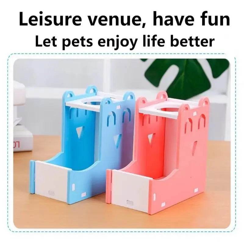 Abreuvoir Durable pour Hamster, petit porte-bouteille pour animaux de compagnie, distributeur de nourriture pour Hamster et lapin, Mini alimentation en eau mignonne, fournitures pour animaux de compagnie - Animaleriex
