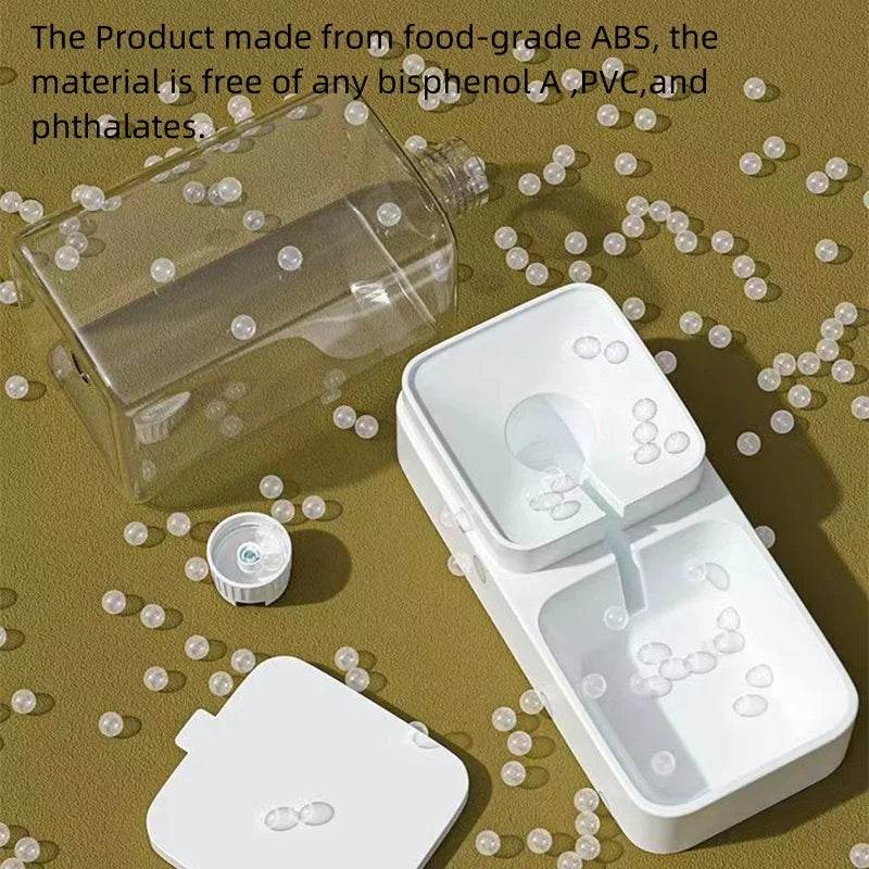 Mangeoire pour chien Distributeur d'eau pour chat Mangeoire automatique pour chat et distributeur d'eau pour chat Mangeoire pour chat par gravité Distributeur de stockage de nourriture Conteneur - Animaleriex