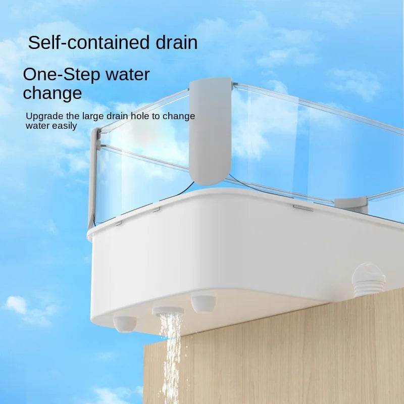 Réservoir de tortues en plastique transparent, avec zones pour la reproduction, l'alimentation, la natation, l'enclos intérieur, Cage pour tortues d'eau, habitat pour reptiles - Animaleriex