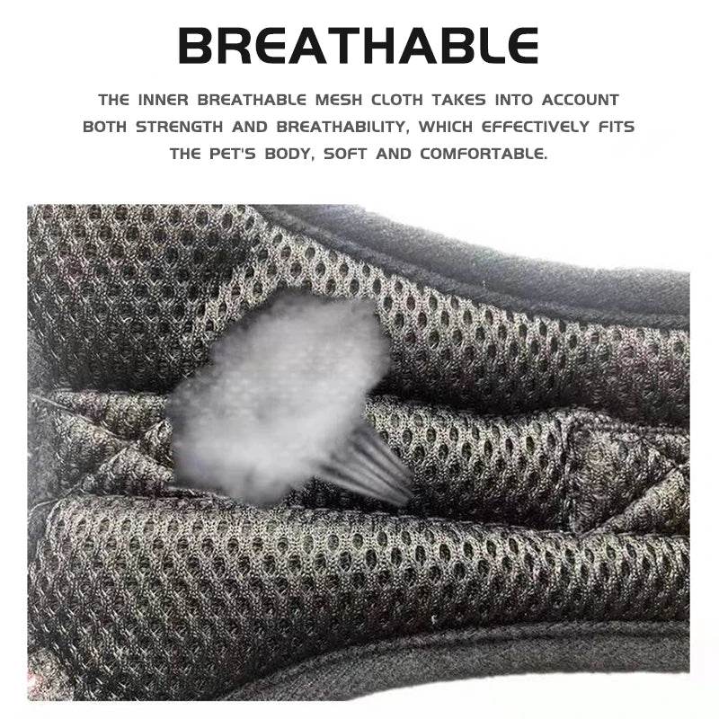 Harnais de selle réfléchissant pour chien, réglable, pour animaux de compagnie, sans traction, entraînement à la marche, pour petits, moyens et grands chiens, sangle de poitrine, produit - Animaleriex